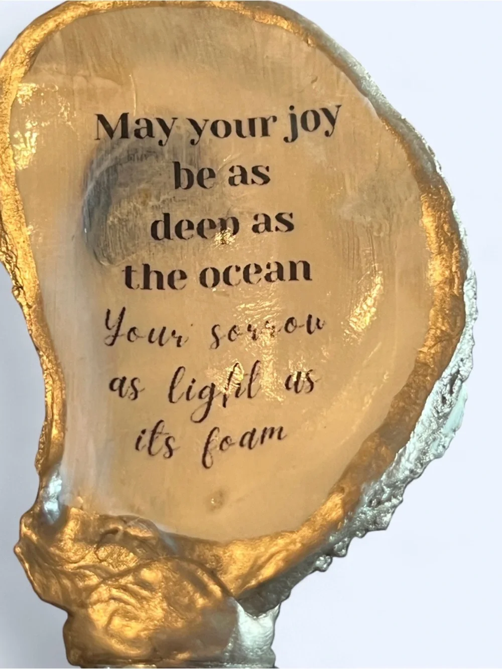 Coast and Cork oyster shell wine stopper